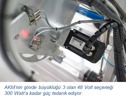 KOLLMORGEN VH Vertical AKM DC Servo Motor Düşük Voltaj
